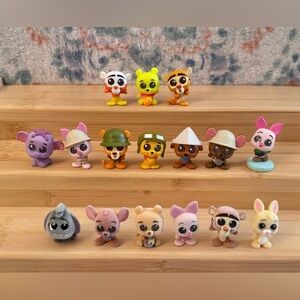 Disney Doorables Winnie The Pooh Lot of 16 Let’s Go & FLOCKED